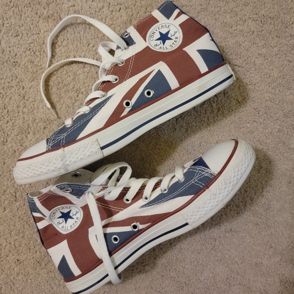 Union Jack Converse High Tops